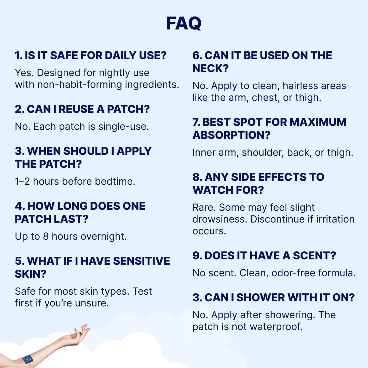 Topical Sleep Support Patches