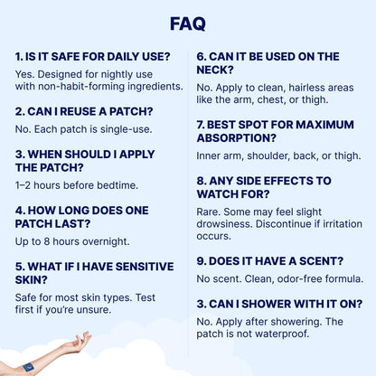 Topical Sleep Support Patches